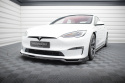Tesla Model S Plaid Mk1 Facelift 2021+ Front Splitter v.2 Maxton Design