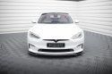 Tesla Model S Plaid Mk1 Facelift 2021+ Front Splitter v.2 Maxton Design