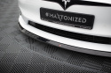 Tesla Model S Plaid Mk1 Facelift 2021+ Front Splitter v.2 Maxton Design