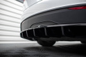 Tesla Model X Mk1 Facelift 2021+ Central Rear Splitter (With Vertical Bars) V.1 Maxton Design