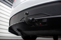 Tesla Model X Mk1 Facelift 2021+ Central Rear Splitter (With Vertical Bars) V.1 Maxton Design