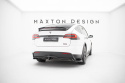 Tesla Model X Mk1 Facelift 2021+ Rear Splitter (with vertical bars) V.2 Maxton Design
