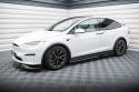 Tesla Model X Mk1 Facelift 2021+ Side Skirts Diffusers V.1 Maxton Design