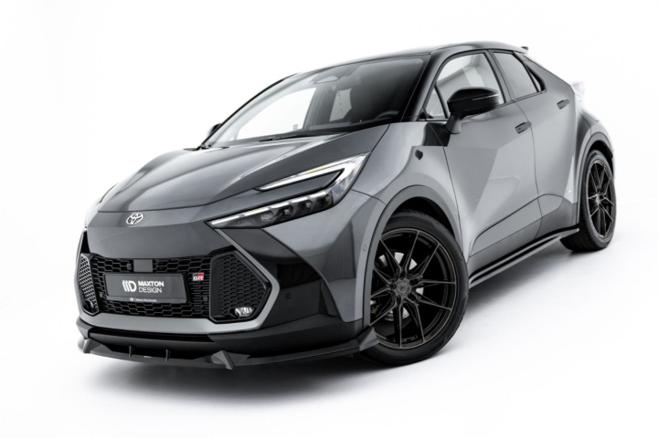 Front Splitter V.1 Toyota C-HR Mk2 2023+ Maxton Design in the group Select car model / Toyota / C-HR 17+ at DDESIGN Scandinavia AB (TO-CH-R-2-FD1G)
