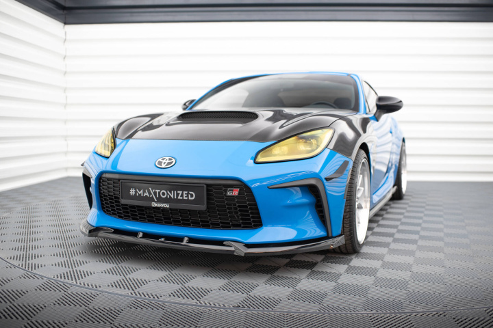 Toyota GR86 Mk1 2021- Front Splitter V.1 Maxton Design in the group Select car model / Toyota / GR 86 21+ at DDESIGN Scandinavia AB (TO-GR86-1-FD1G)