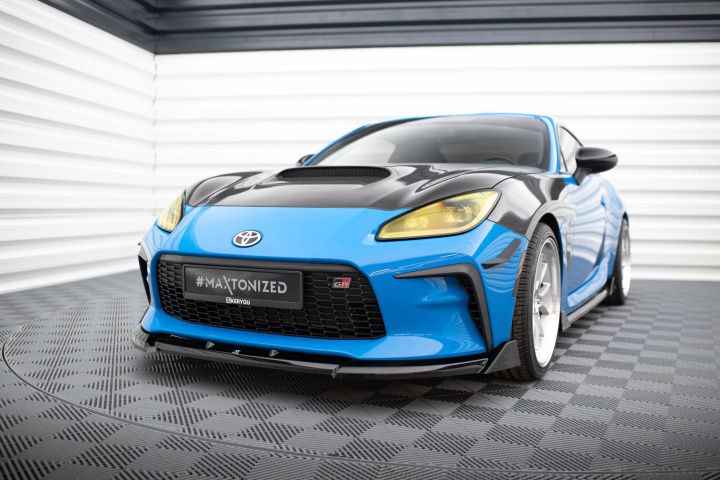 Toyota GR86 Mk1 2021- Front Splitter V.3 Maxton Design in the group Select car model / Toyota / GR 86 21+ at DDESIGN Scandinavia AB (TO-GR86-1-FD3G)