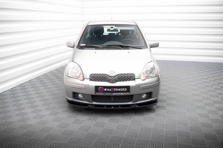 Toyota Yaris T-Sport Mk1 Facelift 2003-2006 Front Splitter V.1 Maxton Design in the group Select car model / Toyota / Yaris / Styling at DDESIGN Scandinavia AB (TO-YA-1F-TS-FD1G)