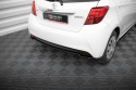 Central Rear Splitter Toyota Yaris Mk3 Facelift 2014-2017 Maxton Design