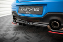 Toyota GR86 Mk1 2021- Central Rear Splitter (With Vertical Bars) V.2 Maxton Design