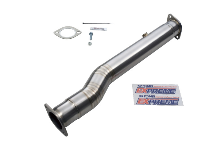 Expreme Ti FULL Titanium CAT STRAIGHT PIPE for EVO10 4B11 TOMEI in the group Select car model / Mitsubishi / EVO X 07+ / Tuning at DDESIGN Scandinavia AB (TOM431001)