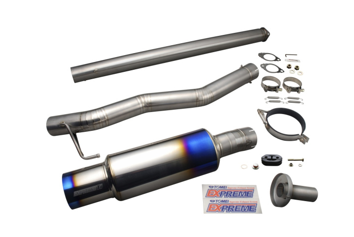 Expreme Ti FULL Titanium Exhaust System for EVO 7-9 4G63 JAPANESE BUMPER TOMEI in the group Select car model / Mitsubishi / EVO 8 / Tuning at DDESIGN Scandinavia AB (TOM440003)