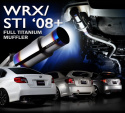 Subaru GRB A-D/GRF B-D 2008-2014 (5-dörrars Hatchback) Expreme Ti FULL Titanium Exhaust System JDM TOMEI