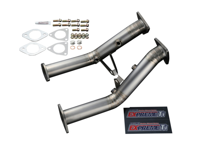 Expreme Ti FULL Titanium CAT STRAIGHT PIPE for 350Z(\'\'03-\'\'06) VQ35DE TOMEI in the group Select car model / Nissan / 350Z Z33 2003-2009 / Tuning at DDESIGN Scandinavia AB (TOMTB6100-NS04A)