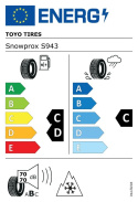 235/60R16 104H XL Toyo Snowprox S943 CCB70 PCRWL Winter Tire