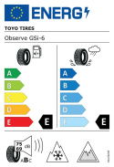 275/40R21 107H XL FR Toyo Observe GSI-6 HP EEB72 PCRWL nordisk blandning Vinterdäck Winter