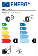 225/45R17 91T FR Toyo Observe Ice-Freezer PCRWP dubbat Winter Tire