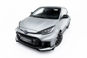 Toyota GR Yaris Mk4 Facelift 2024- Street Pro Front Splitter + Flaps Black + Gloss Flaps Maxton Design