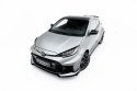Toyota GR Yaris Mk4 Facelift 2024- Street Pro Front Splitter + Flaps Black + Gloss Flaps Maxton Design