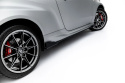 Toyota GR Yaris Mk4 Facelift 2024- Street Pro Side Skirts Diffusers + Flaps Black-Red + Gloss Flaps Maxton Design