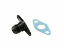50.8mm 10AN Oil Drain Black