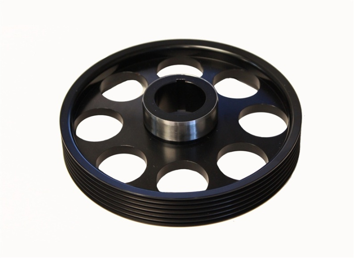 Hyundai Genesis Coupe 3.8 2010+ Lightweight Crank Pulley (Black) in the group Select car model / Hyundai / Genesis Coupe 08-16 / Tuning / Engine parts at DDESIGN Scandinavia AB (TS-GEN-005B)