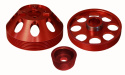 Hyundai Genesis Coupe 3.8 2010+ Lightweight Water Pump, Crank and Alternator Pulley Combo (Red)