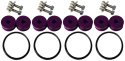 Universal Billet Bumper Quick Release Kit Combo (Purple)