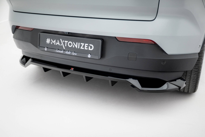 Volvo EX30 Mk1 2023+ Rear Splitter (with vertical bars) Maxton Design in the group Select car model / Volvo / EX30 2023+ at DDESIGN Scandinavia AB (VO-EX30-1-RD1GRD2G)