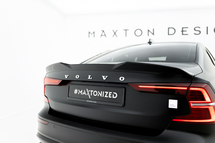 Volvo S60 R-Design Mk3 2018+ Spoiler Cap 3D Maxton Design in the group Select car model / Volvo / S60-V60 18+ at DDESIGN Scandinavia AB (VO-S60-3-RDESIGN-CAP3D1G)