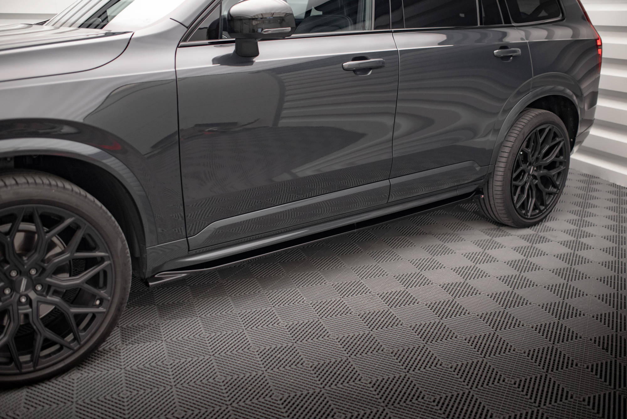 Xc90 Rally Design Volvo XC90 R-Design Mk2 Facelift 2019+ Side Skirts Diffusers V.1 Maxton ...