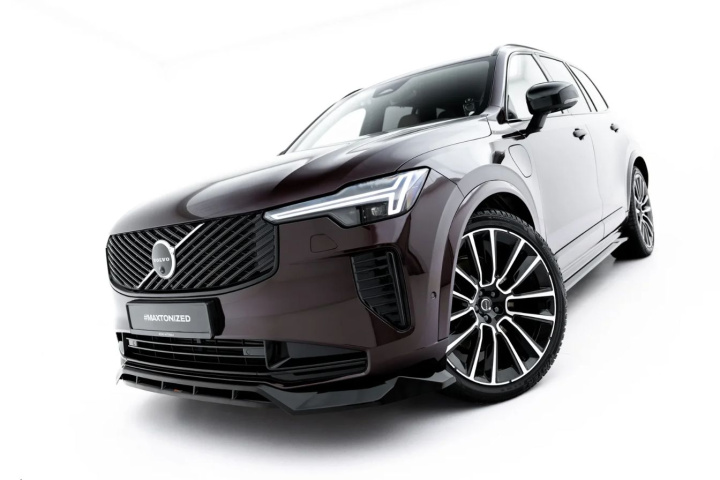 Volvo XC90 Mk2 Facelift 2 2024+ Front Splitter V.1 Maxton Design in the group Select car model / Volvo / XC90 at DDESIGN Scandinavia AB (VO-XC90-2F2-FD1G-FD1RG)