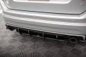 Volvo XC60 R-Design Mk1 Facelift 2013-2017 Street Pro Rear Diffuser Black-Red Maxton Design
