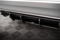 Volvo XC60 R-Design Mk1 Facelift 2013-2017 Street Pro Rear Diffuser Black-Red Maxton Design