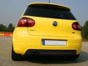 VW GOLF V GTI EDITION 30 2003-2009 REAR VALANCE (with 1 exhaust hole, for GTI exhaust) Maxton Design