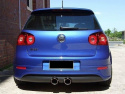 VW GOLF V R32 2003-2009 REAR VALANCE (with 2 exhaust holes, for R32 exhaust) Maxton Design