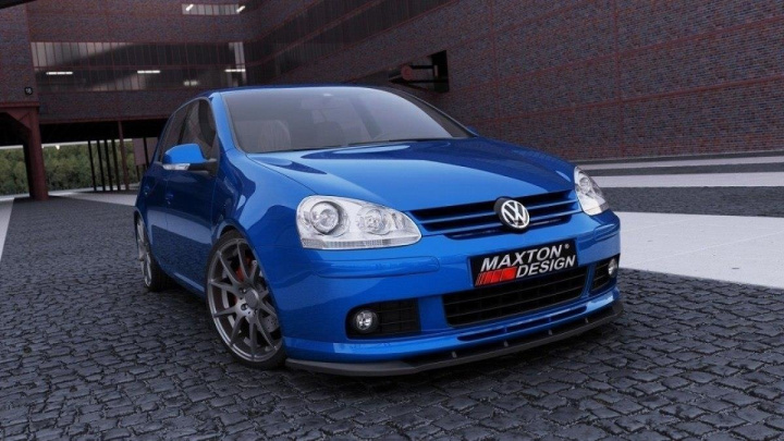 Front Splitter Vw Golf Mk5 (FIT Only With Votex Front Lip) Maxton Design in the group Select car model / VW / Golf 5 03-09 / Styling at DDESIGN Scandinavia AB (VW-GO-5-VOTEX-FD1G)