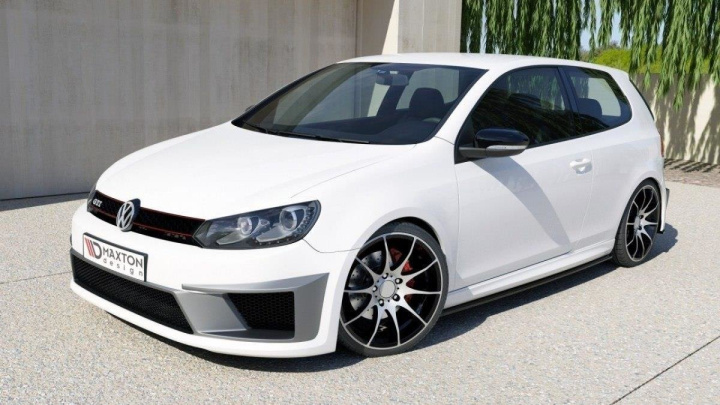 VW Golf 6 2008-2012 2008-2012 Front Bumper (R400 LOOK) Maxton Design in the group Select car model / VW / Golf 6 08-12 / Styling / Front spoiler at DDESIGN Scandinavia AB (VW-GO-6-GTI-R400-F1F)