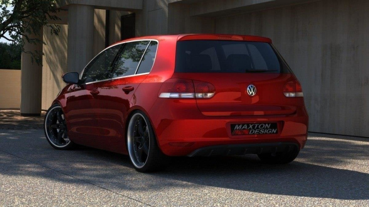 VW GOLF VI 2008-2012 REAR VALANCE (WITHOUT EXHAUST HOLE) Maxton Design in the group Select car model / VW / Golf 6 08-12 / Styling at DDESIGN Scandinavia AB (VW-GO-6-RS0G)