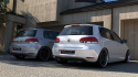 Rear Valance Vw Golf Vi With 2 Exhaust Hole Maxton Design