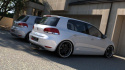 Rear Valance Vw Golf Vi With 2 Exhaust Hole Maxton Design