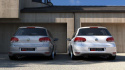 Rear Valance Vw Golf Vi With 2 Exhaust Hole Maxton Design