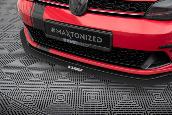VW Golf 7 GTI Clubsport 2016-2017 Racingsplitter Maxton Design in the group Select car model / VW / Golf 7 GTI 12-19 / Styling at DDESIGN Scandinavia AB (VW-GO-7-GTI-CS-CNC-FD1A)