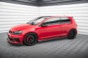 VW Golf 7 GTI Clubsport 2016-2017 Racing Side Skirts Diffusers Maxton Design