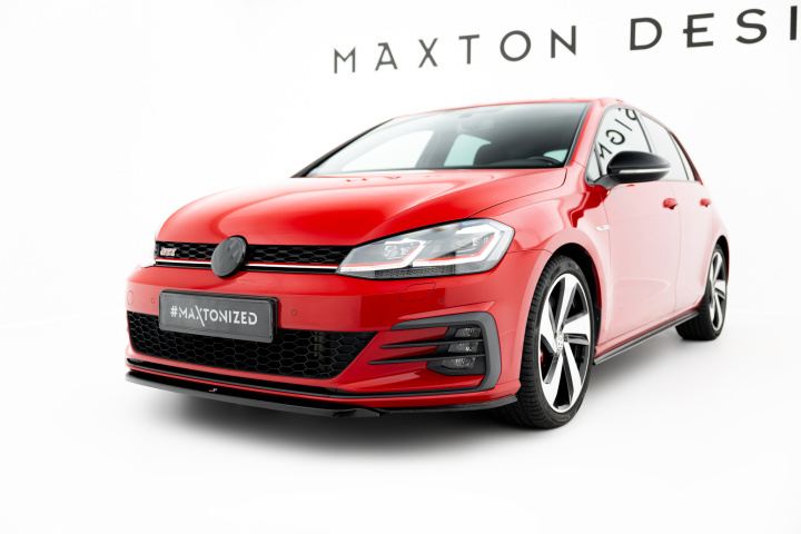 VW Golf 7 GTI 2017-2020 Front Splitter V.5 Maxton Design in the group Select car model / VW / Golf 7 GTI 12-19 / Styling at DDESIGN Scandinavia AB (VW-GO-7F-GTI-FD5G)