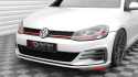 VW Golf 7 GTI (Facelift) 2017-2020 Front Side Splitters Maxton Design