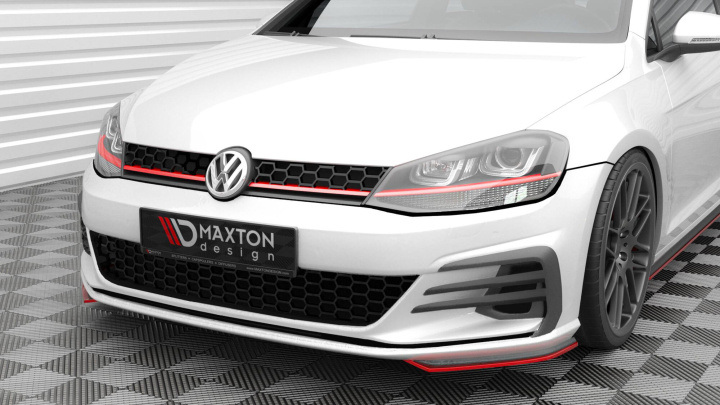 VW Golf 7 GTI (Facelift) 2017-2020 Front Side Splitters Maxton Design in the group Select car model / VW / Golf 7 GTI 12-19 / Styling at DDESIGN Scandinavia AB (VW-GO-7F-GTI-FD6G)