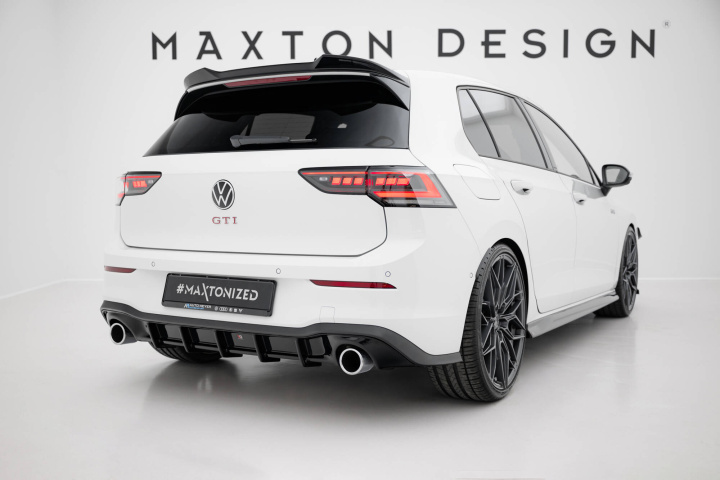 VW Golf 8 GTI 2019+ Rear Valance V.3 Maxton Design in the group Select car model / VW / Golf 8 GTI 19+ at DDESIGN Scandinavia AB (VW-GO-8-GTI-RS3G)