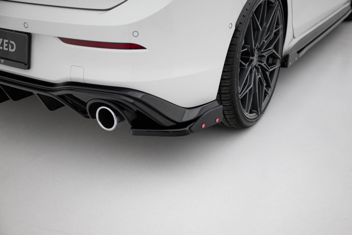 Volkswagen Golf GTI / GTE Mk8 2019-2024 Rear Side Splitters V.2 + Flaps Maxton Design in the group Select car model / VW / Golf 8 GTI 19+ at DDESIGN Scandinavia AB (VW-GO-8-GTI-RSD4GRSF)