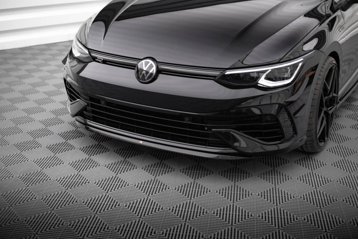 VW Golf 8 R 2020+ Front Splitter V.7 Maxton Design in the group Select car model / VW / Golf 8 R 20+ at DDESIGN Scandinavia AB (VW-GO-8-R-FD7G)