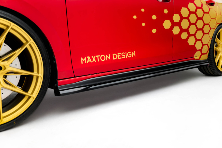 Volkswagen Golf GTI Clubsport Mk8 Facelift 2024+ Side Skirts Diffusers V.1 Maxton Design in the group Select car model / VW / Golf 8 GTI 19+ at DDESIGN Scandinavia AB (VW-GO-8F-GTI-CS-SD1G)
